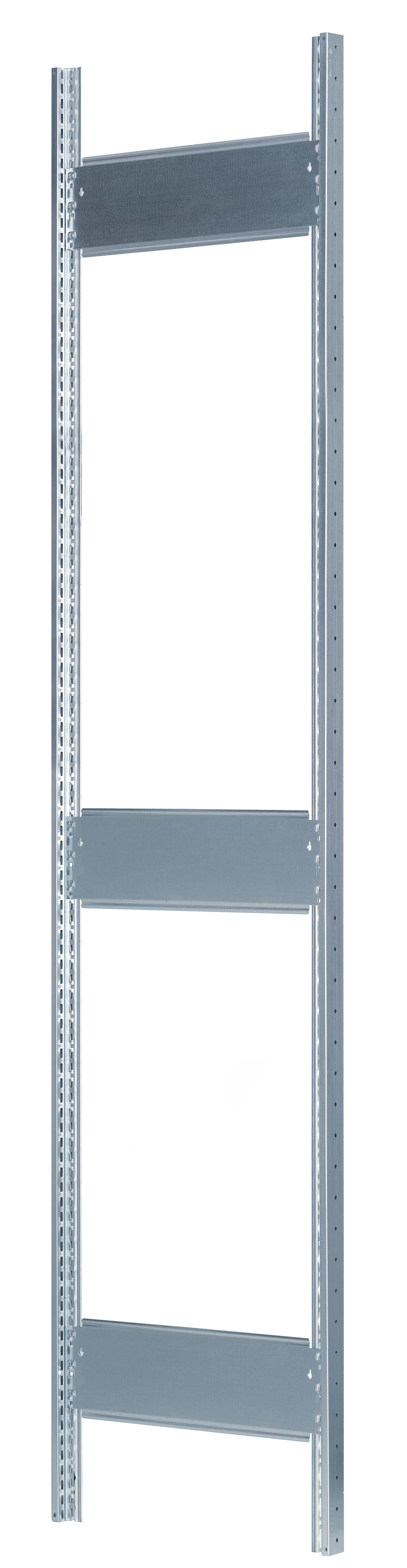 MULTIplus T-profiel-frames, voorgemonteerd, 3 stabiliseringsprofielen, 2500x300 mm, verzinkt