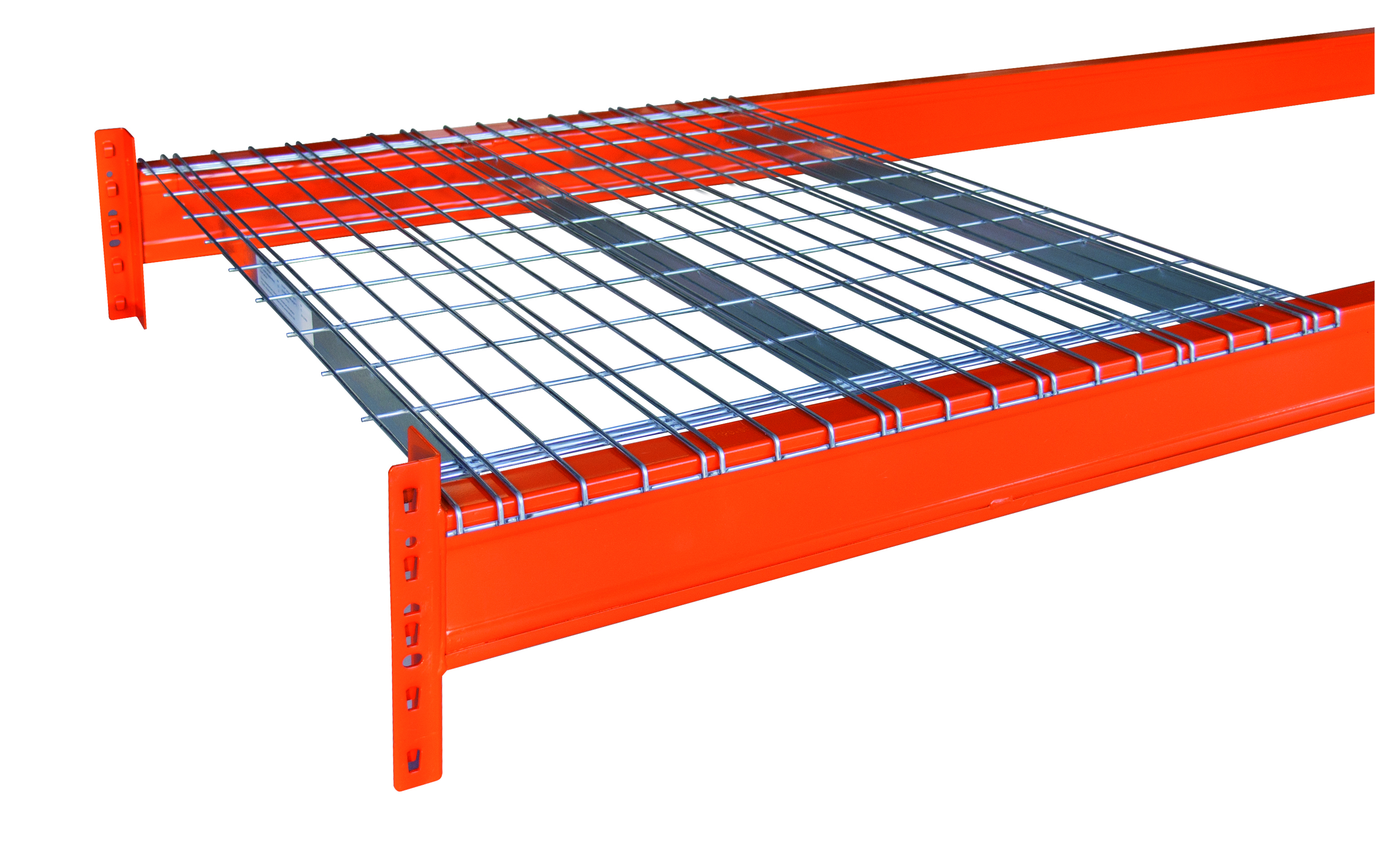 Palletstelling-draadroosteroplegger voor draagbalkdiepte 50 mm, 1825 x 1100, verzinkt, 40 x 106 mm maaswijdte