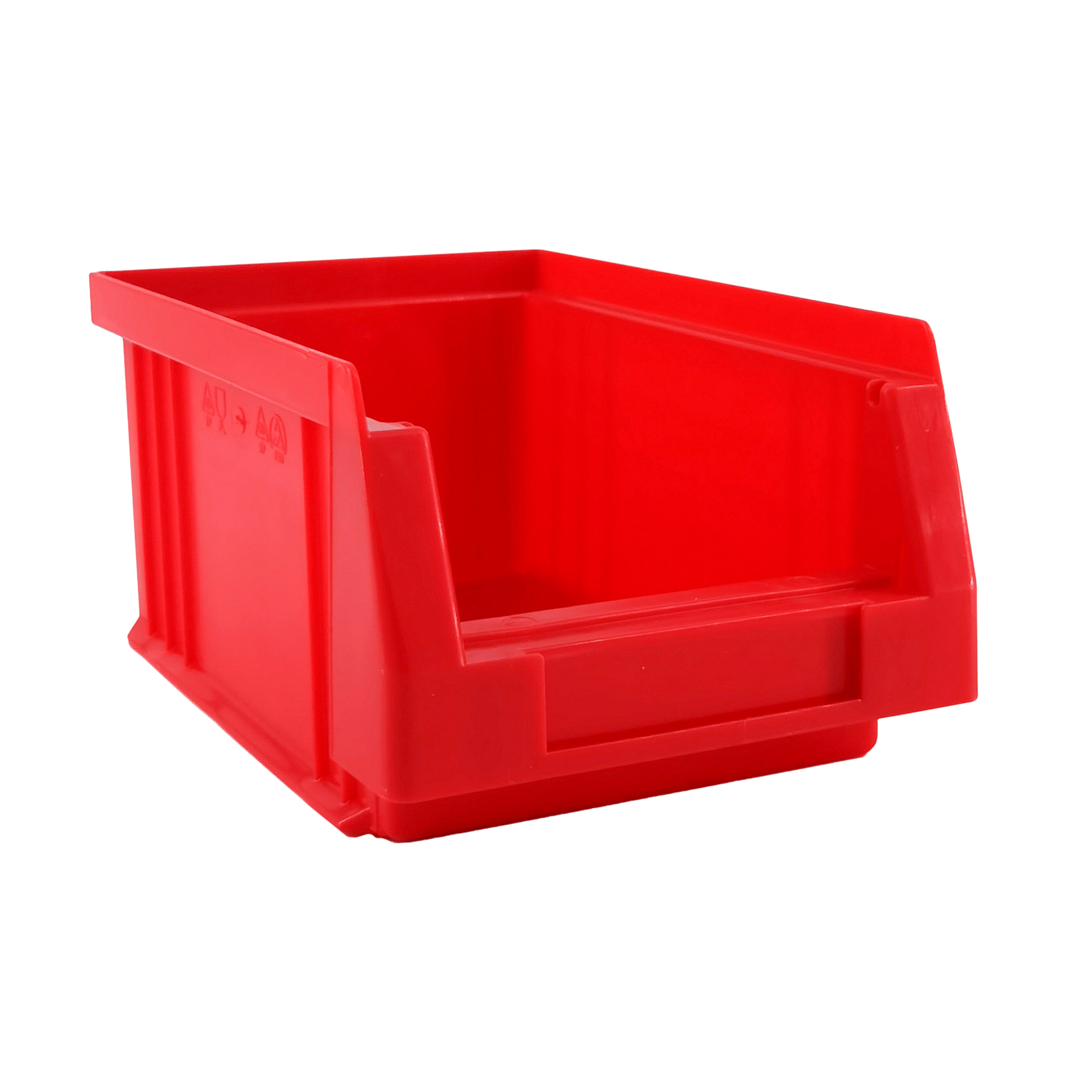 Zichtbakken 75 x 105 x 164 mm, rood, PP