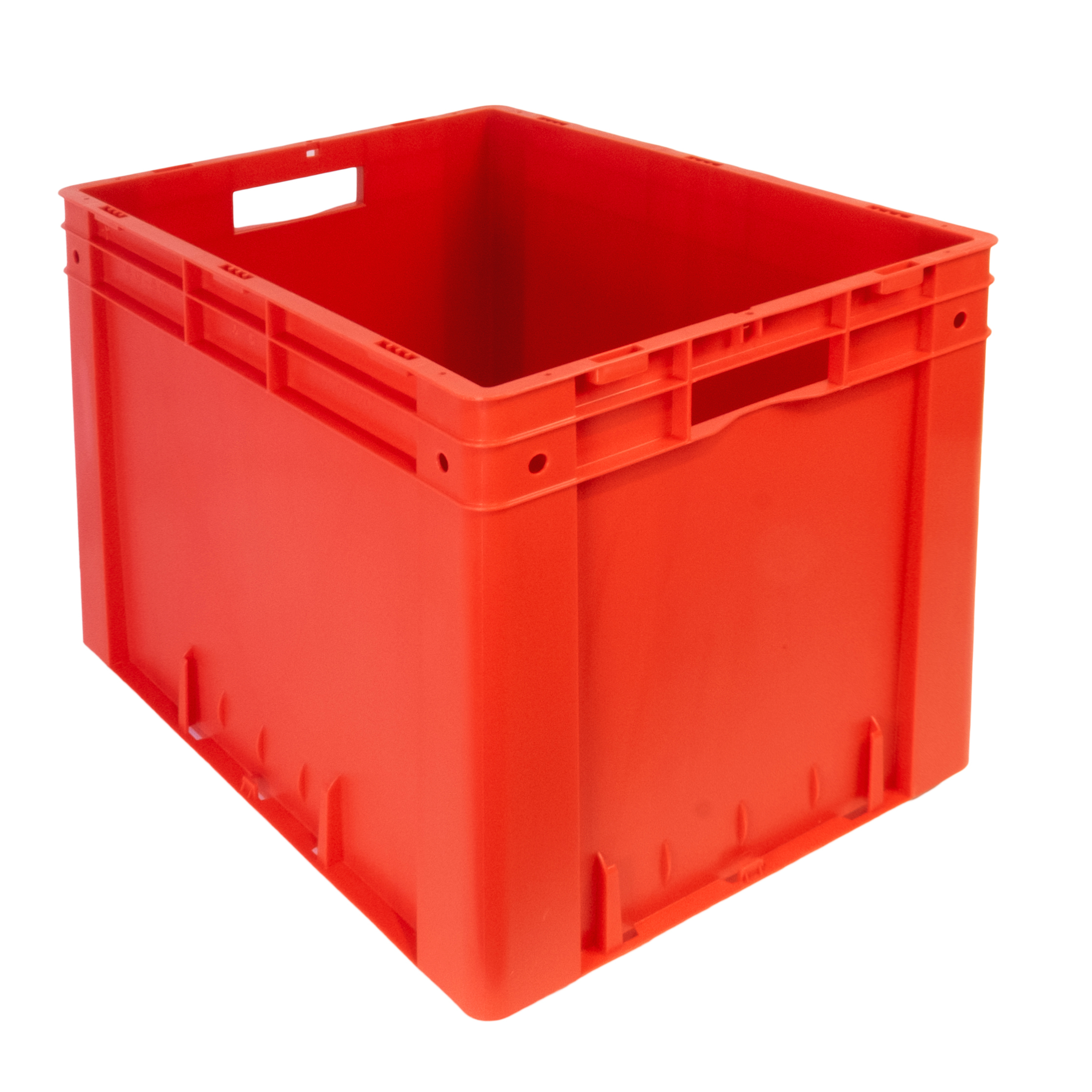 Euro-stapelkratten 420 x 400 x 600 mm, rood, PP