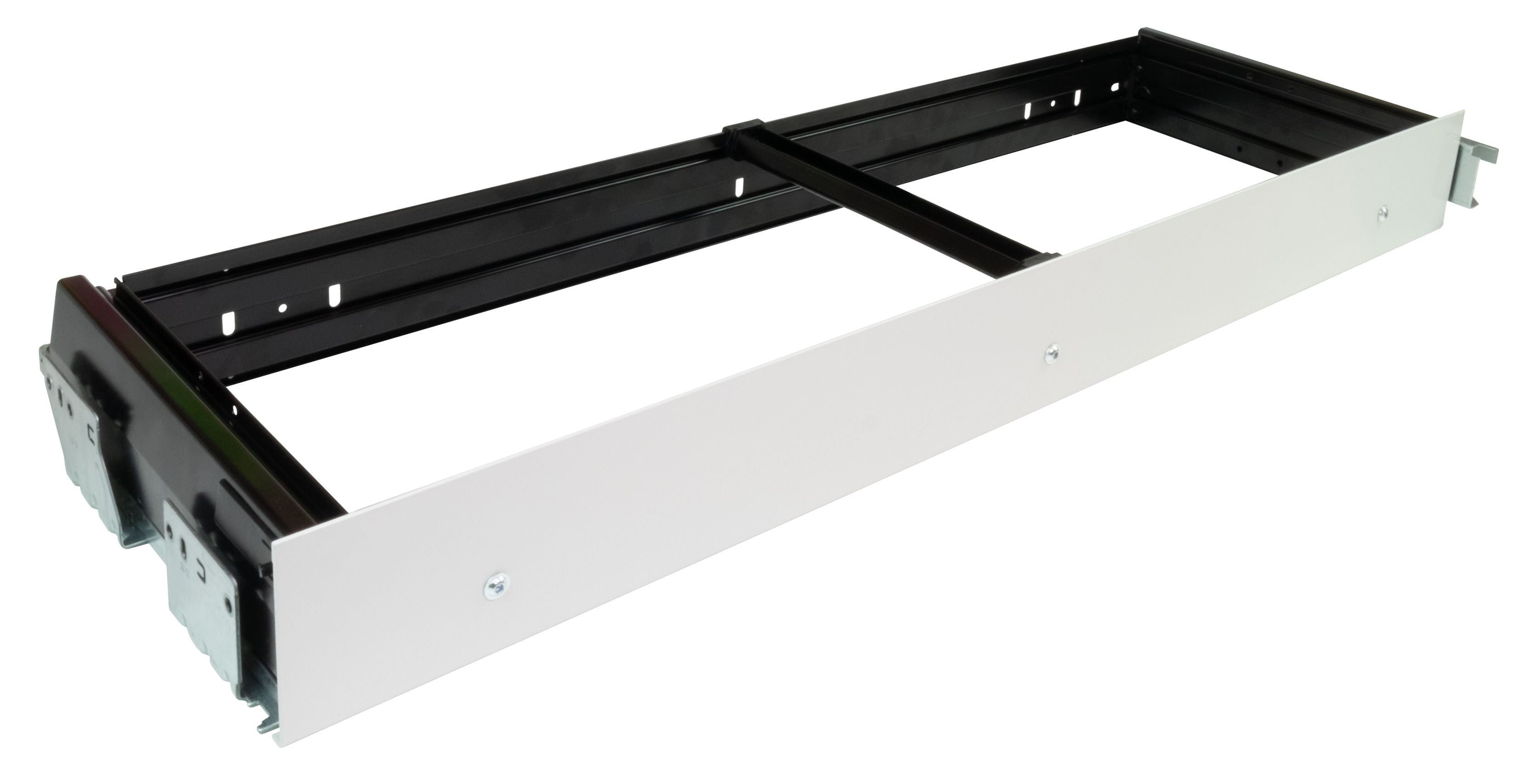 Hangmappenlade voor inhaaksysteem, 1000 x 300 mm, RAL 7035 lichtgrijs