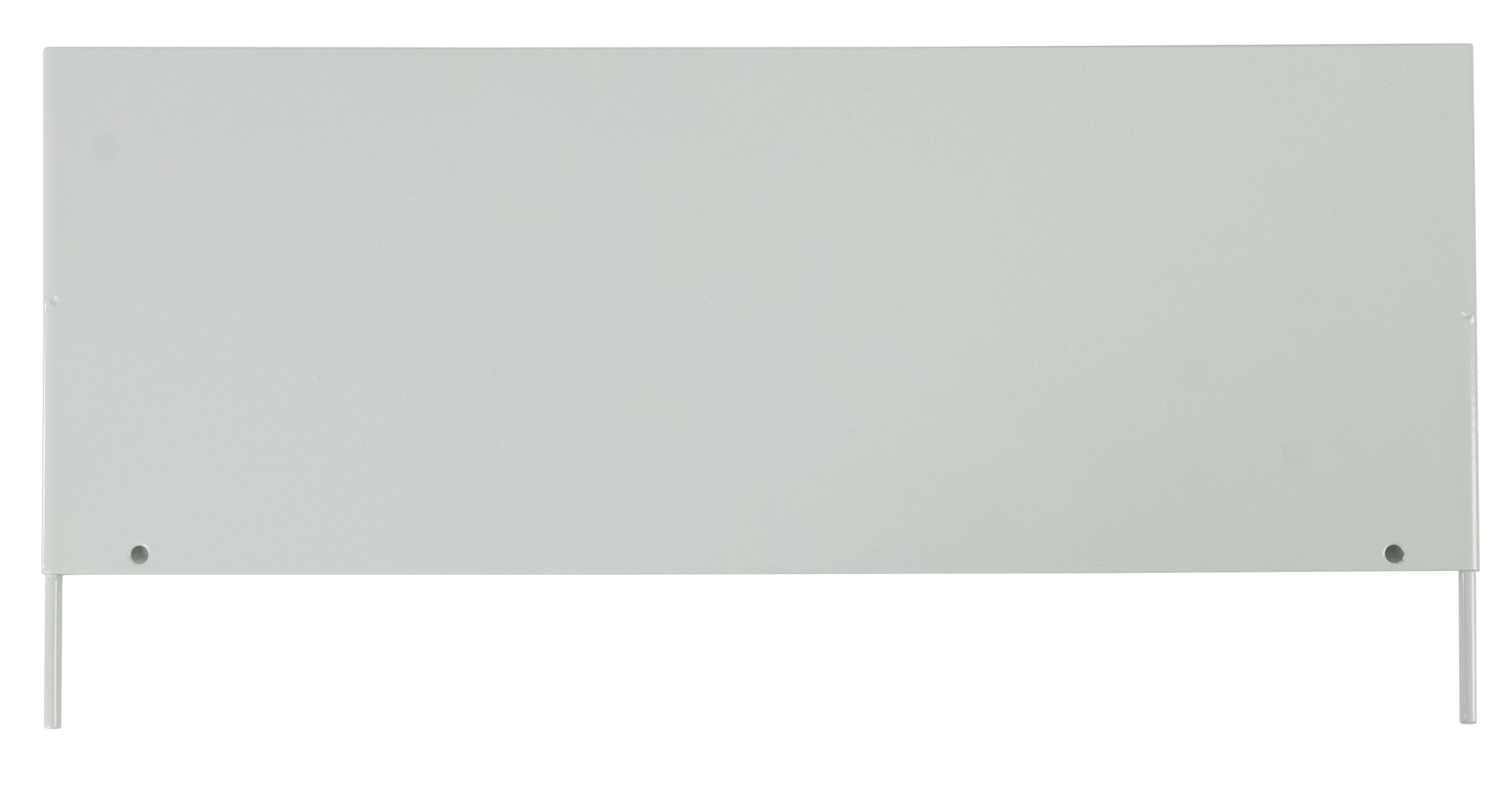 Inhaakverdeelschot vrijstaand, 300 x 140 mm (d x h), RAL 7035 lichtgrijs voor MULTIplus250- en MULTIplus330-legborden