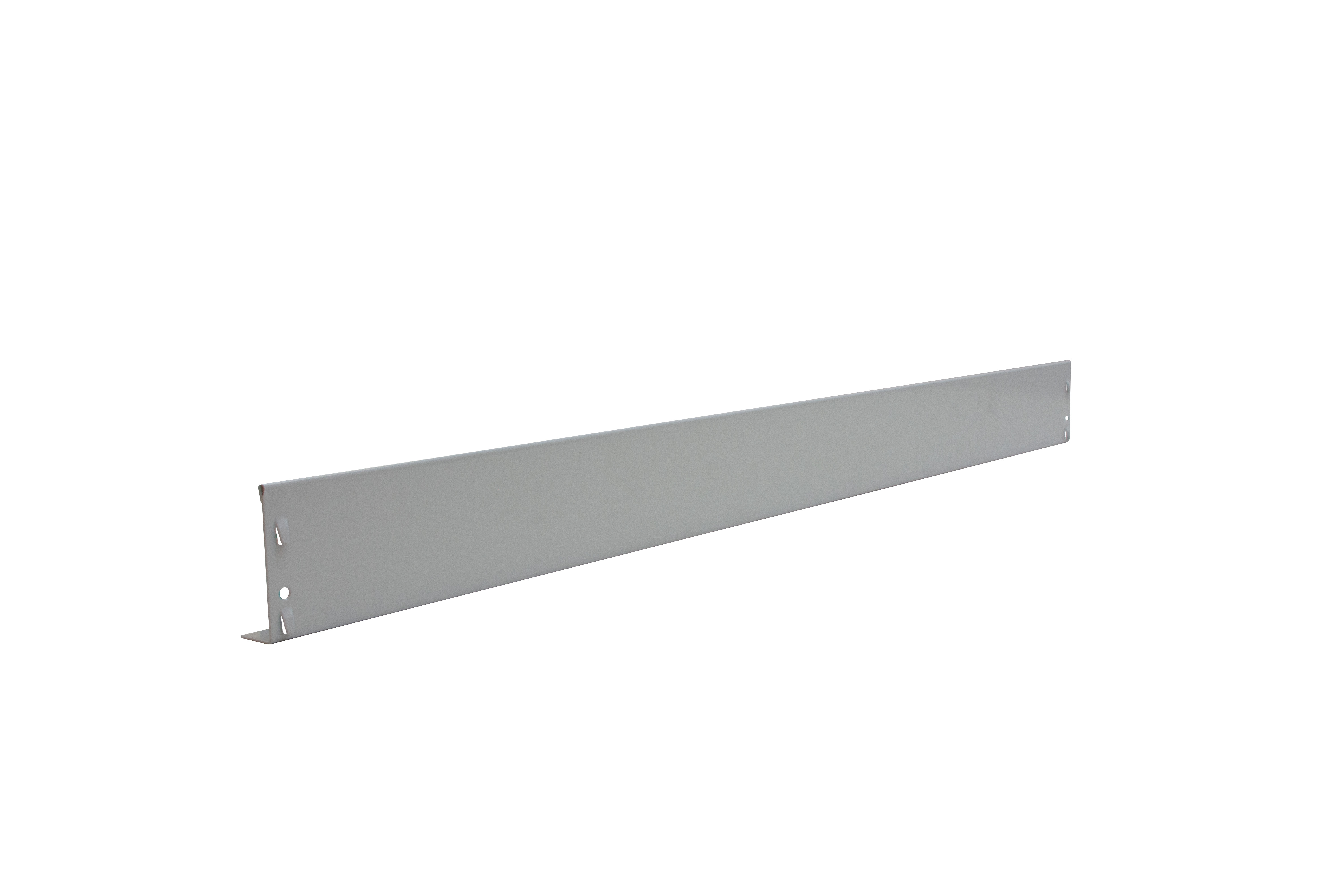 Bulkproductrand, 90 x 750 mm (h x b), RAL 7035 lichtgrijs voor MULTIplus250- en MULTIplus330-legborden