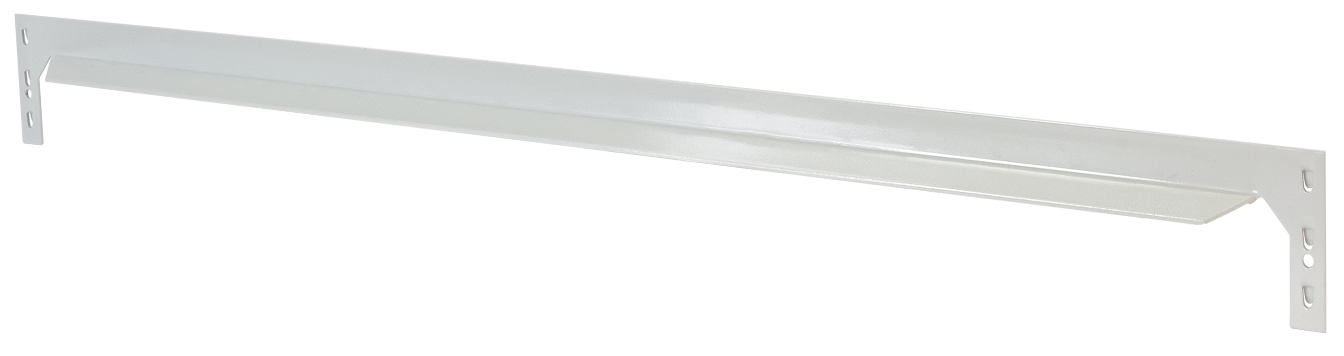 Langstraverse, achter, 750 mm, RAL 7035 lichtgrijs, voor MULTIplus85- en MULTIplus150-schuine legborden