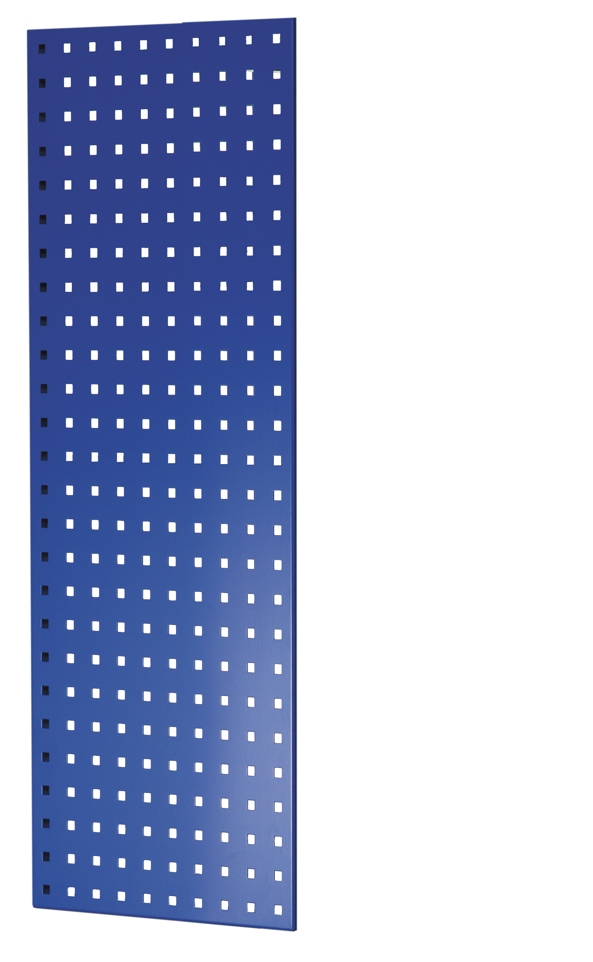 Geperforeerd zijpaneel, 90 x 1000 x 400 mm (h x d), RAL 5010 gentiaanblauw