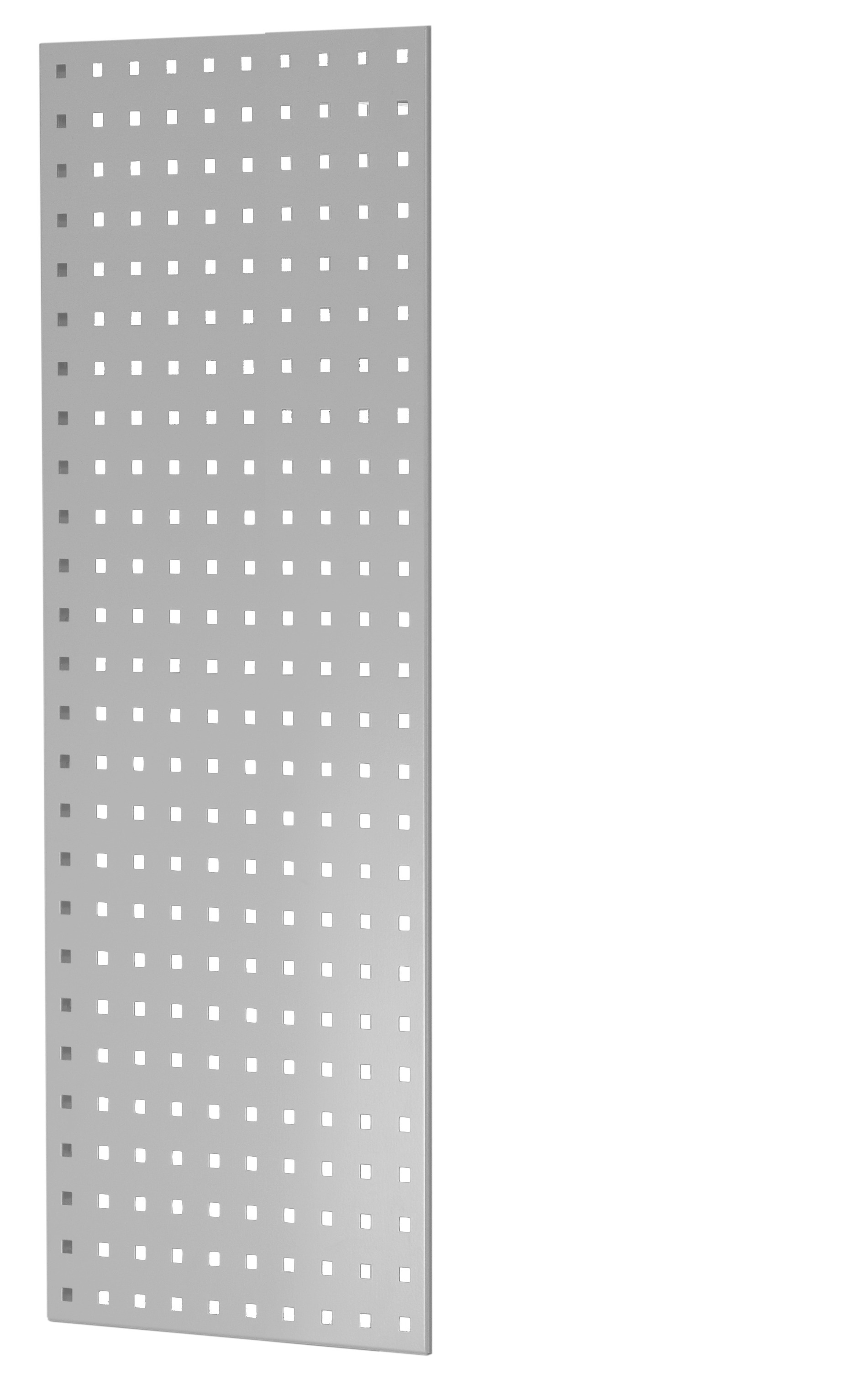 Geperforeerd zijpaneel, 90 x 1000 x 400 mm (h x d), RAL 7035 lichtgrijs