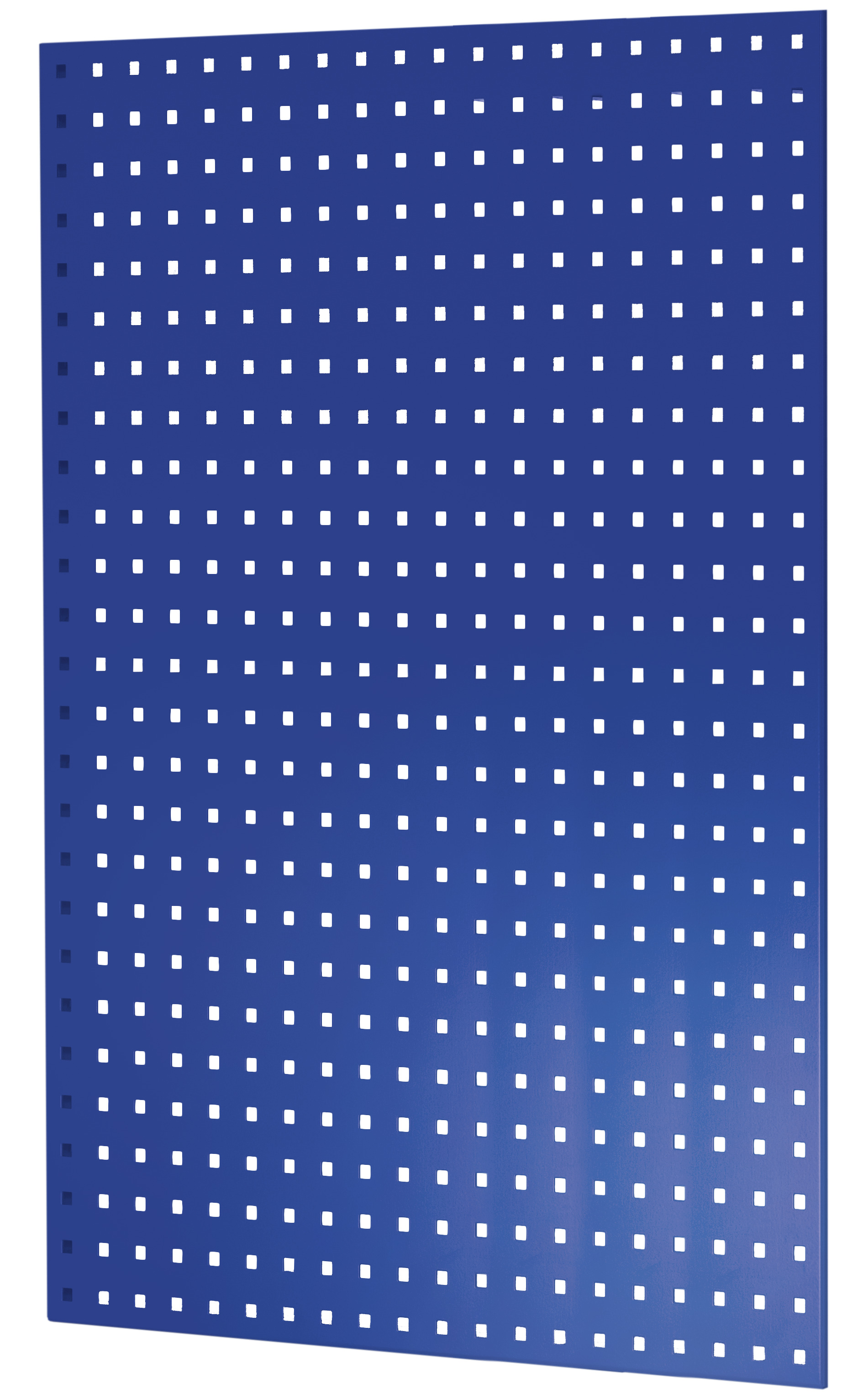 Geperforeerd zijpaneel, 90 x 1000 x 800 mm (h x d), RAL 5010 gentiaanblauw