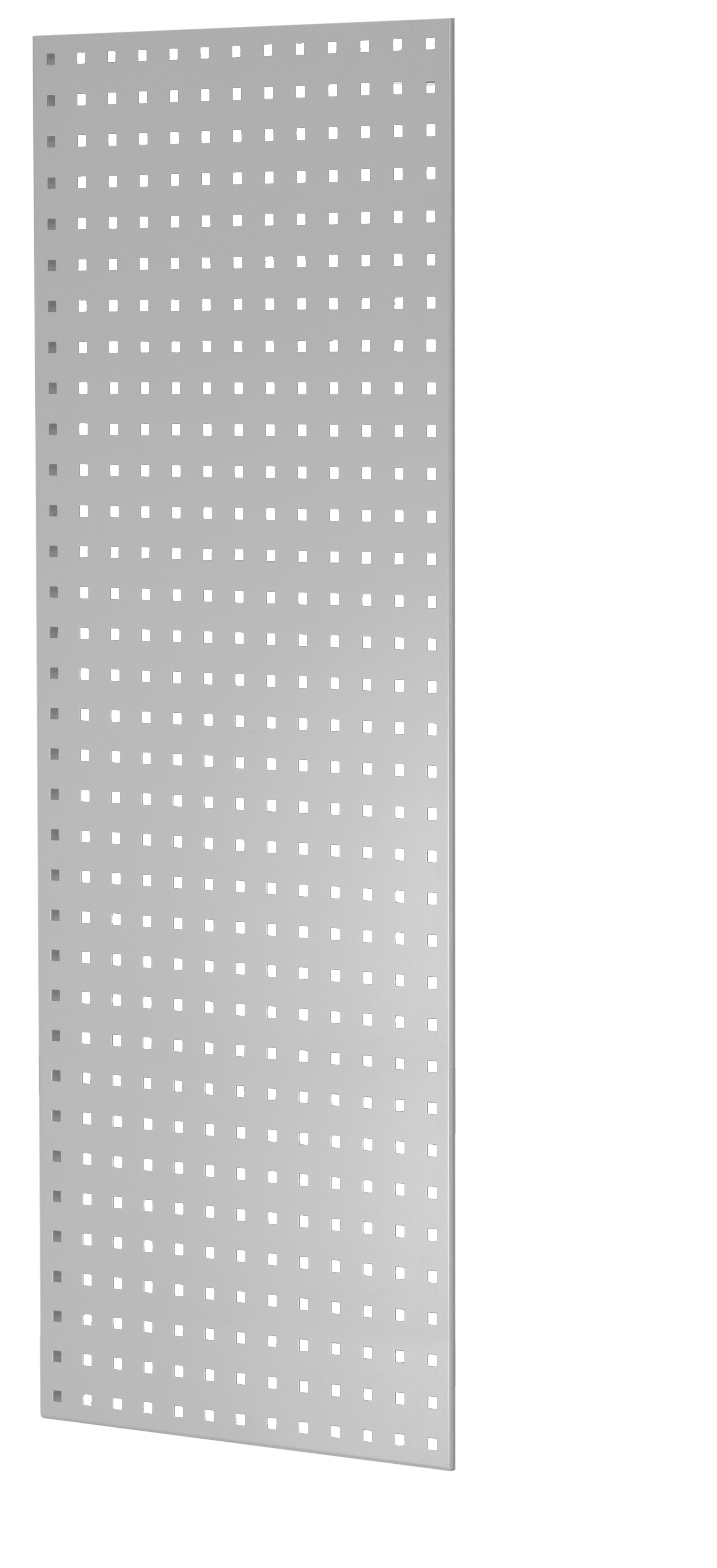 Geperforeerd zijpaneel, 90 x 1300 x 500 mm (h x d), RAL 7035 lichtgrijs