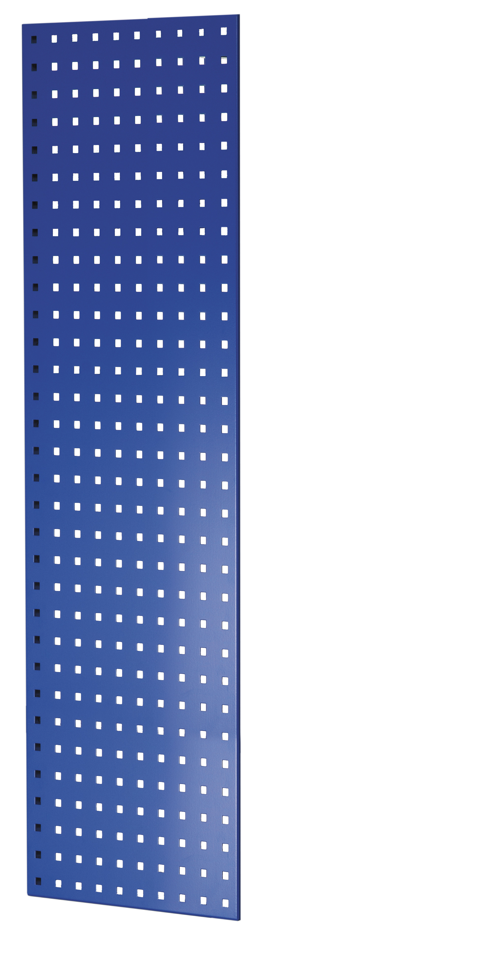 Geperforeerd zijpaneel, 90 x 1250 x 400 mm (h x d), RAL 5010 gentiaanblauw