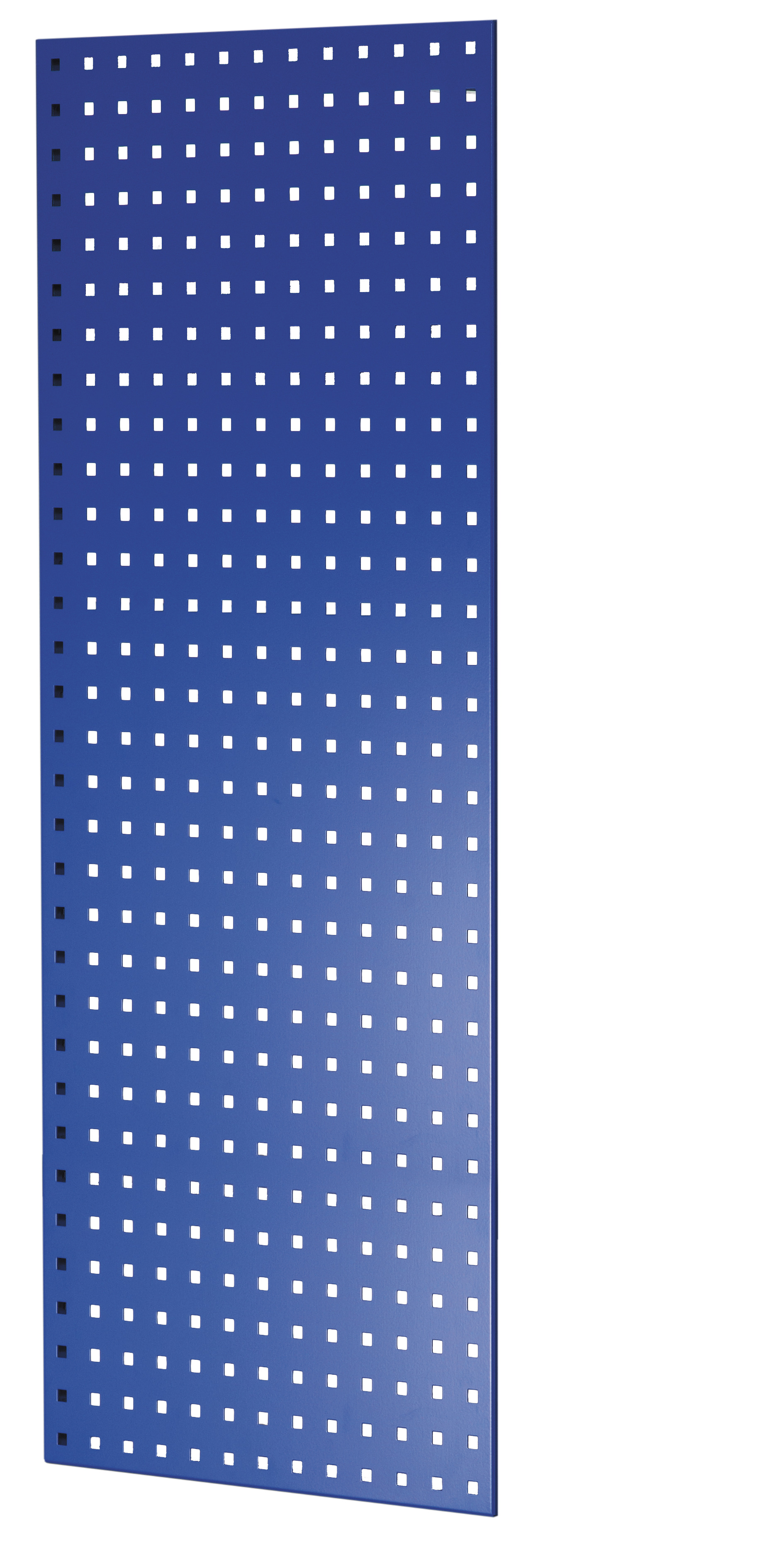 Geperforeerd zijpaneel, 90 x 1250 x 500 mm (h x d), RAL 5010 gentiaanblauw